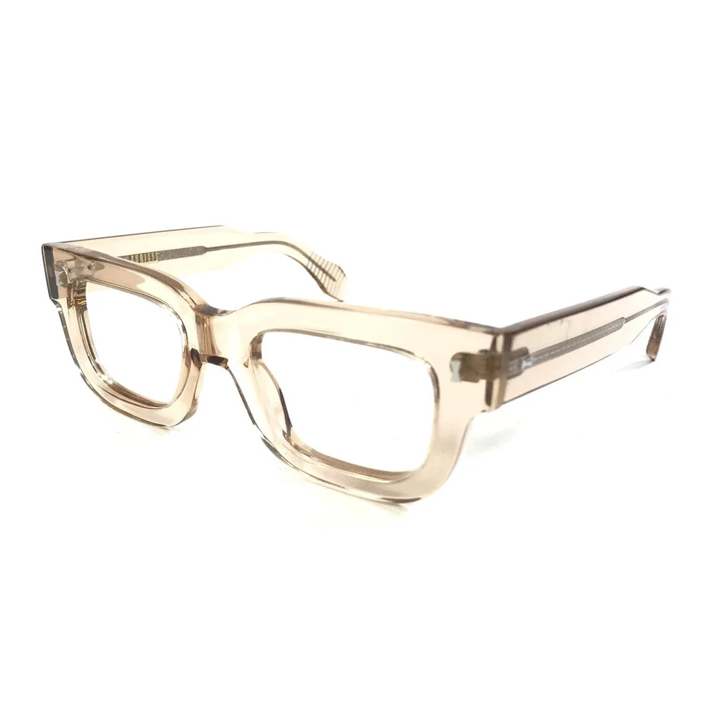 Cubitts Eyeglasses Frames MILNER M-HAZ Beige Rectangle Full Rim 48-21-145